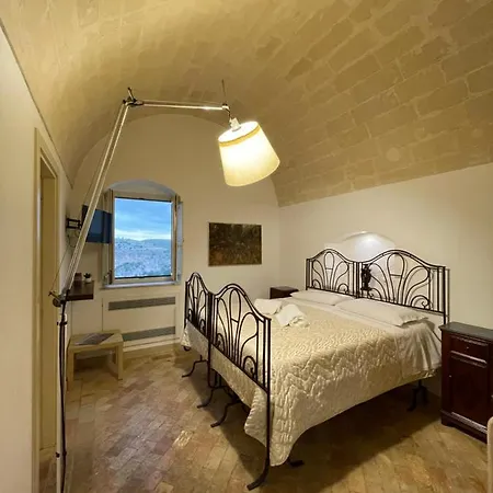 Dimora La Gravina Sassi Di Matera - Terrazzo Panoramico Vista Murgia Couette-café