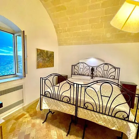 Dimora La Gravina Sassi Di Matera - Terrazzo Panoramico Vista Murgia Couette-café