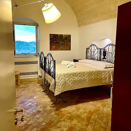 Dimora La Gravina Sassi Di Matera - Terrazzo Panoramico Vista Murgia Couette-café 3*