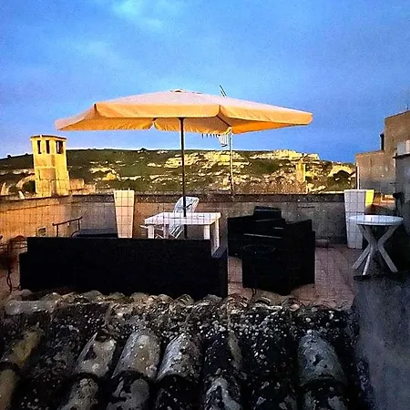 Dimora La Gravina Sassi Di Matera - Terrazzo Panoramico Vista Murgia Couette-café Matera